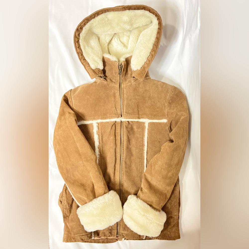 Girls Wilson Leather/Suede Coat Size XL